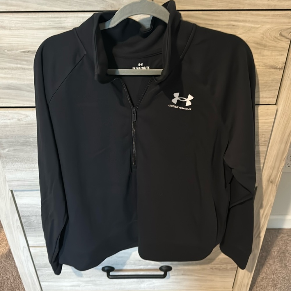 Under Armour 3/4 zip pullover.